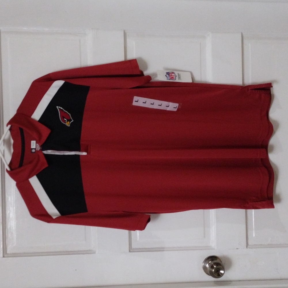 NFL Team Apparel TX3 cool Mens Shirt Size L Dark Red